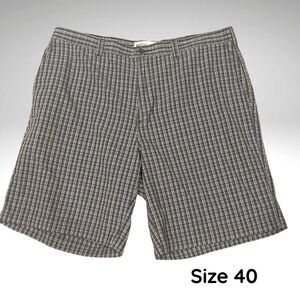 Perry Ellis Men's Plaid Shorts - Size 40